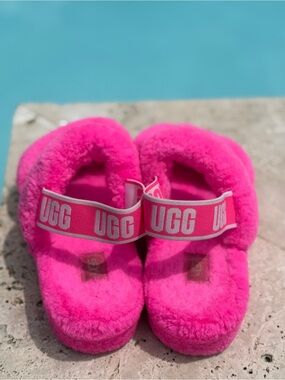 Pink UGG slippers